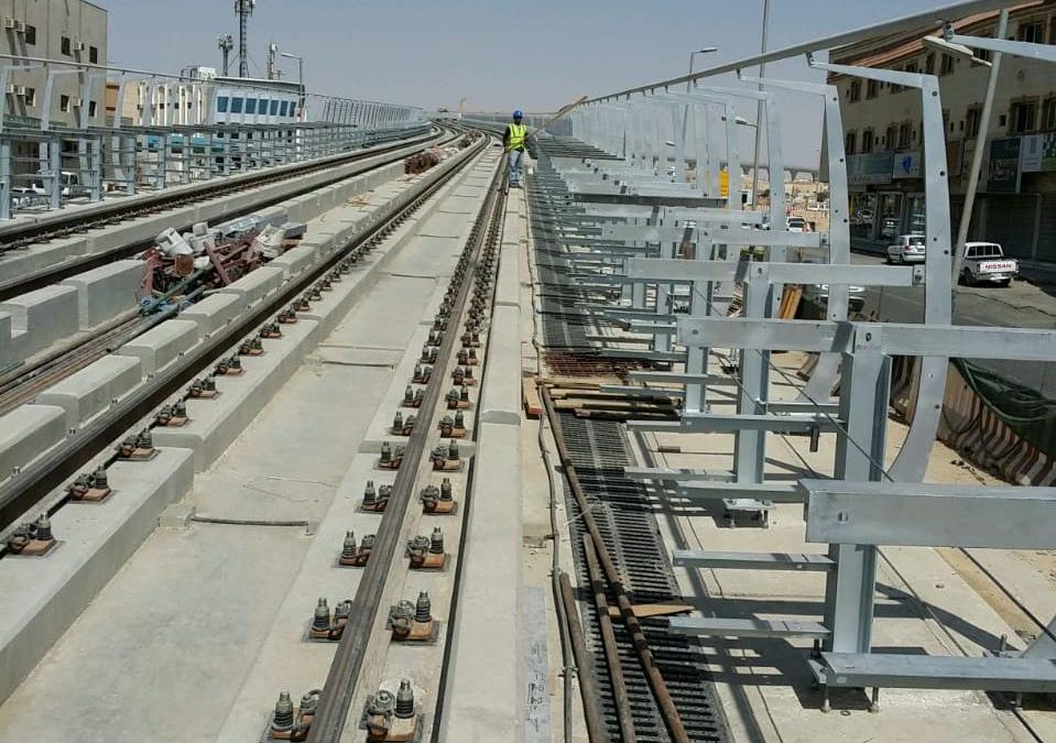Handrail installation of Complete Line 3 directly from ANM